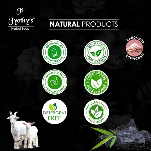 Jyothys Goat Milk Charcoal Soap